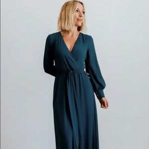 Baltic Born Lydia Maxi Dress in Topaz, Sz. S